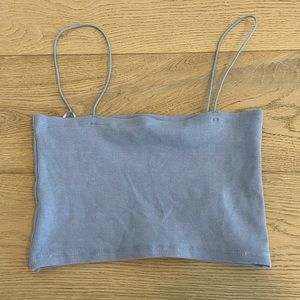 Zara light blue tank top